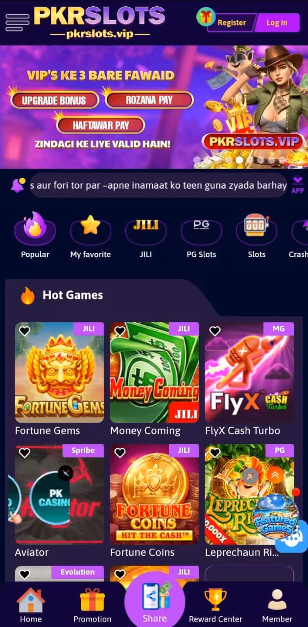 PKR SLOTS Game 